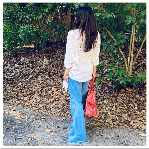 White tie front dolman sleeves loose fit tunic - Picture 8 of 8